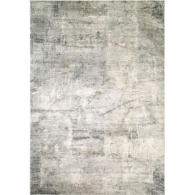 Dynamic Rugs LD469862100 3 Ft. 11 in. X 5 Ft. 7 in. Leda 9862 Rectangle Modern Area Rug - 100 Ivory