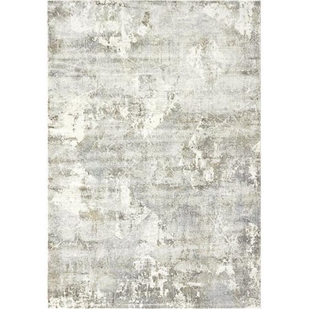 CC693535190 5 Ft. 3 in. X 7 Ft. 7 in. Castilla 3535 Rectangle Modern Area Rug - 190 Cream & Grey