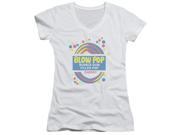 Tootsie Roll Blow Pop Label Juniors V-Neck Shirt