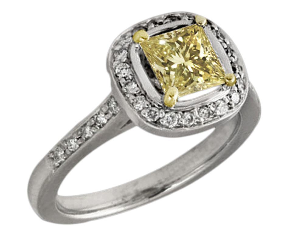 Harry Chad Enterprises 3443 4.51 CT Princess Cut Diamond Anniversary Fancy Ring - White Gold