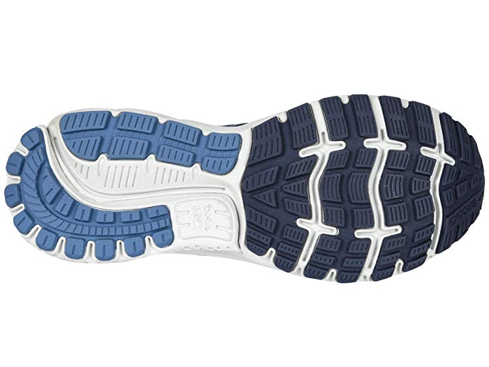 Men's Brooks Ghost 12 Running Shoe, Size: 11 4E, Navy/Deep Water/Gold thumbnail