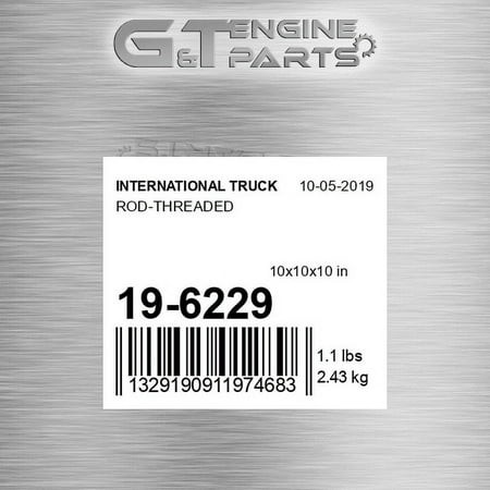 19-6229 ROD-THREADED Fits INTERNATIONAL TRUCK (New OEM)