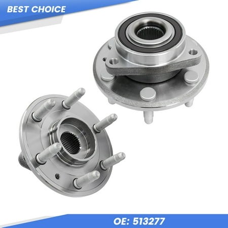 Sunthon Front/Rear Wheel Bearing and Hub Assembly 513277 X2 Replacement New for 09-17 Chevy Traverse  08-17 Buick Enclave  07-16 GMC Acadia  2017 Acad