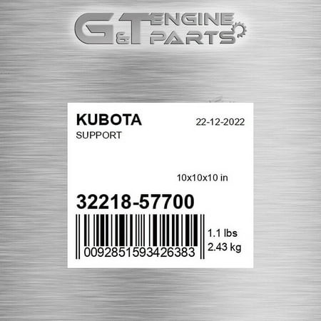32218-57700 SUPPORT Fits KUBOTA (New OEM)