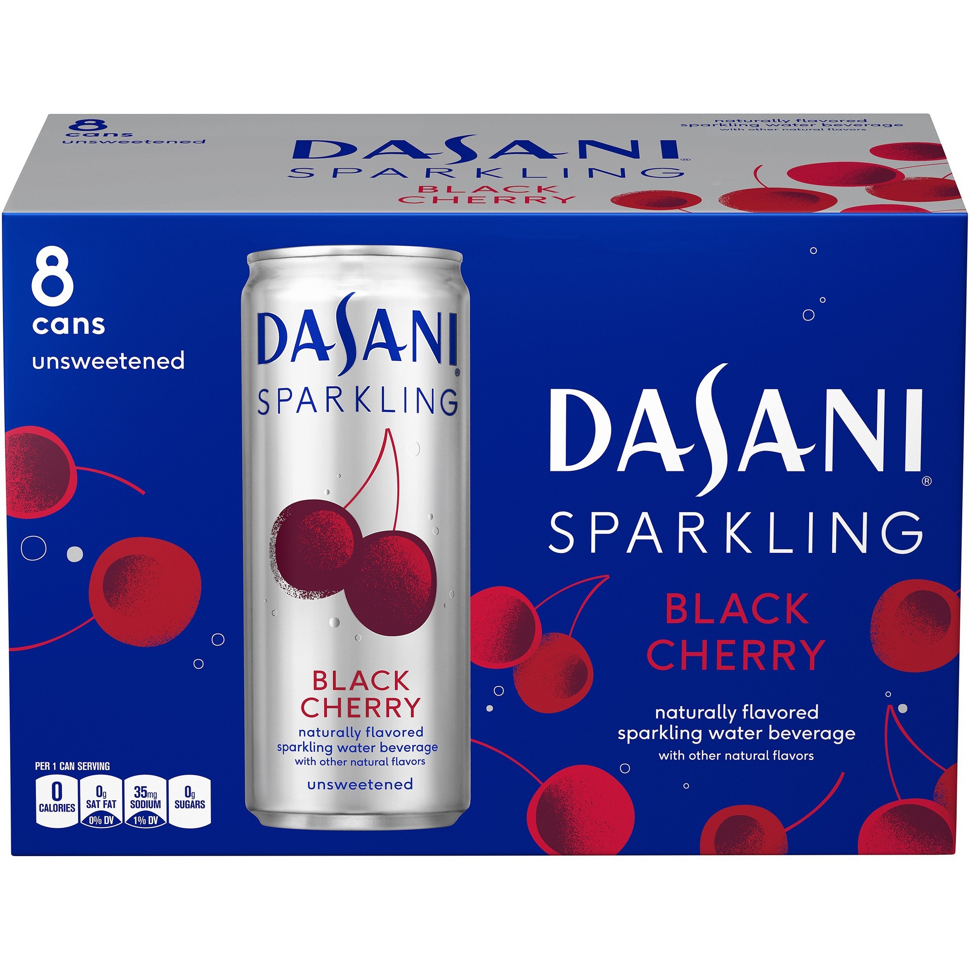 Dasani Sparkling Black Cherry - 8pk/12 Fl Oz Cans thumbnail