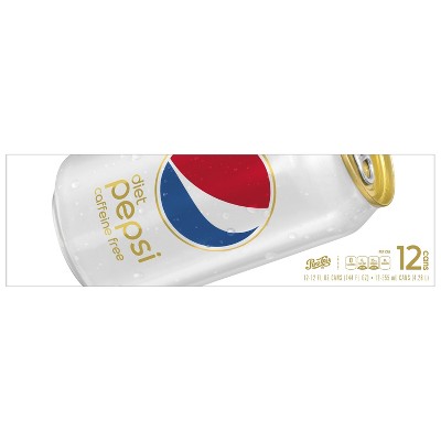 Diet Pepsi Caffeine Free Cola - 12pk/12 Fl Oz Cans thumbnail