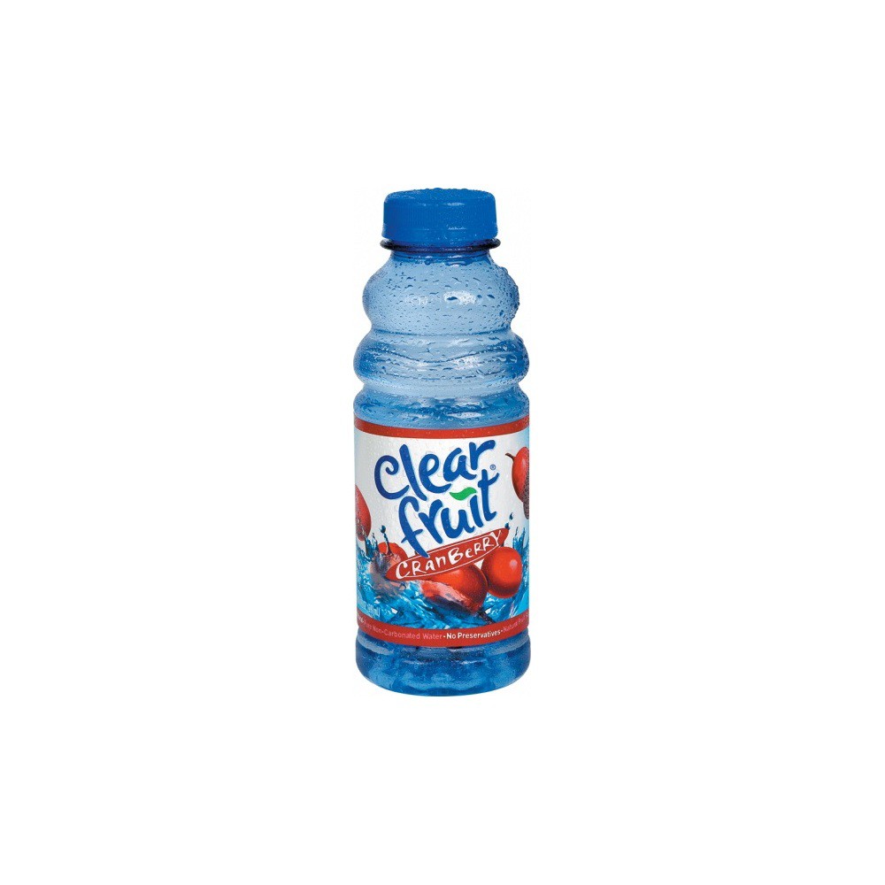 Clearfruit Cranberry Flavored Water - 20 Fl Oz Bottle