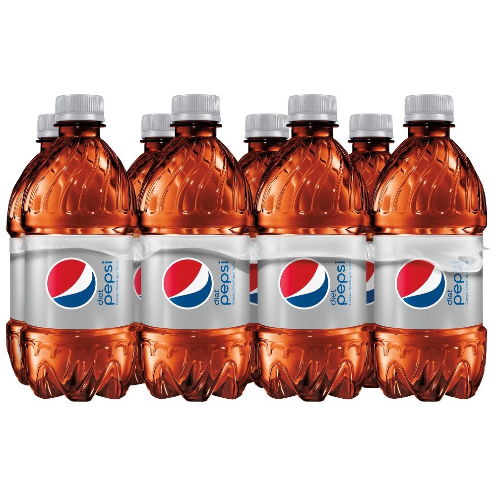 Pepsi Diet Cola Soda - 8pk/12 Fl Oz Bottles