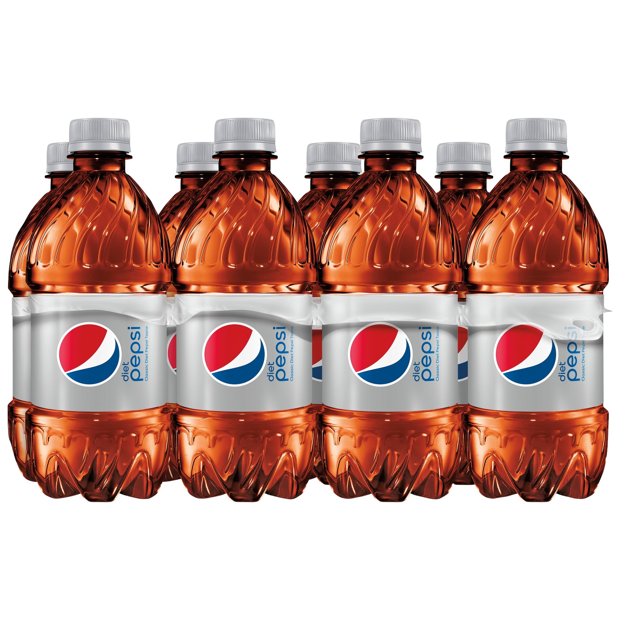 Pepsi Diet Cola Soda - 8pk/12 Fl Oz Bottles thumbnail