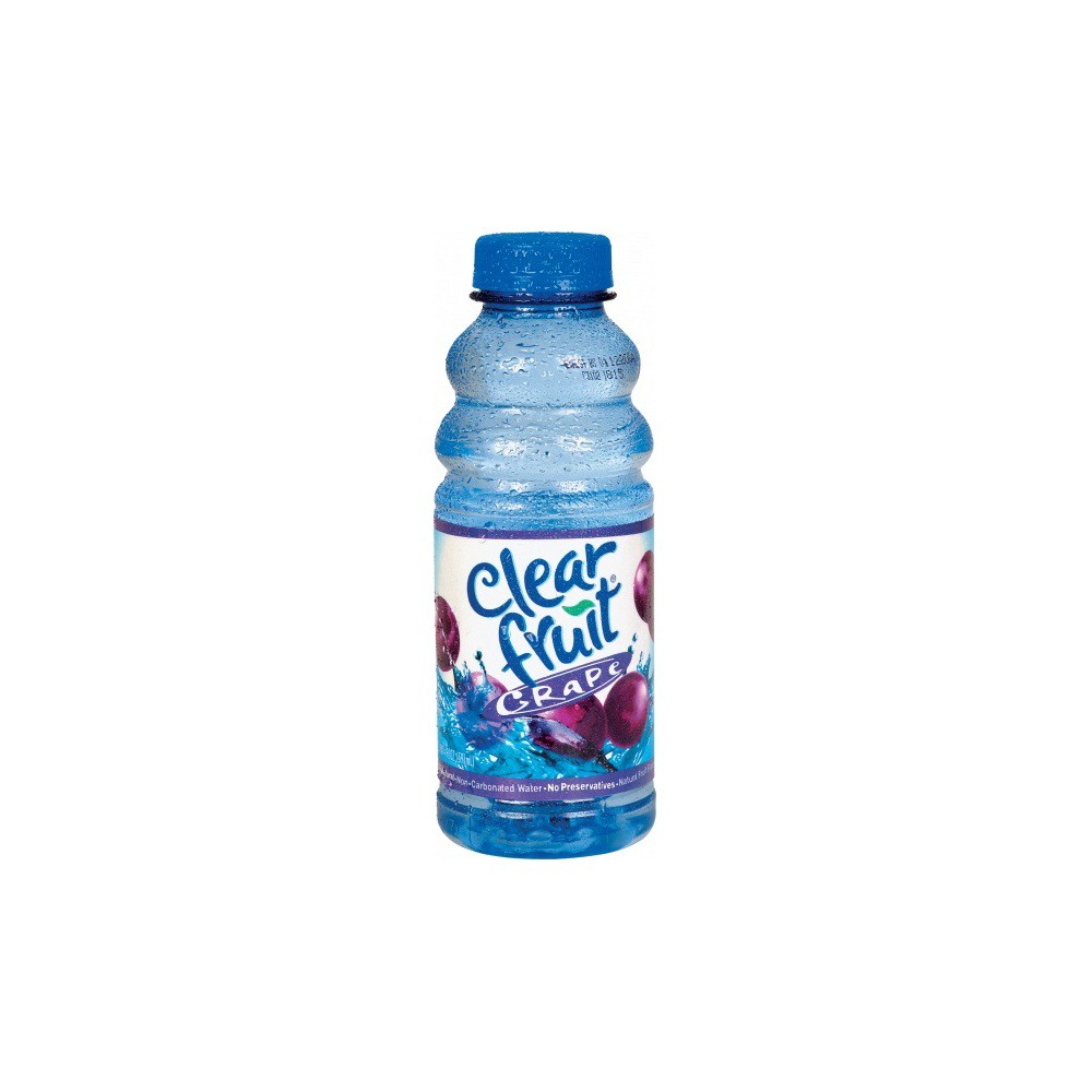 Clearfruit Grape Flavored Water - 20 Fl Oz Bottle