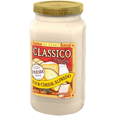 Classico Signature Recipes Four Cheese Alfredo Pasta Sauce 15 Oz thumbnail