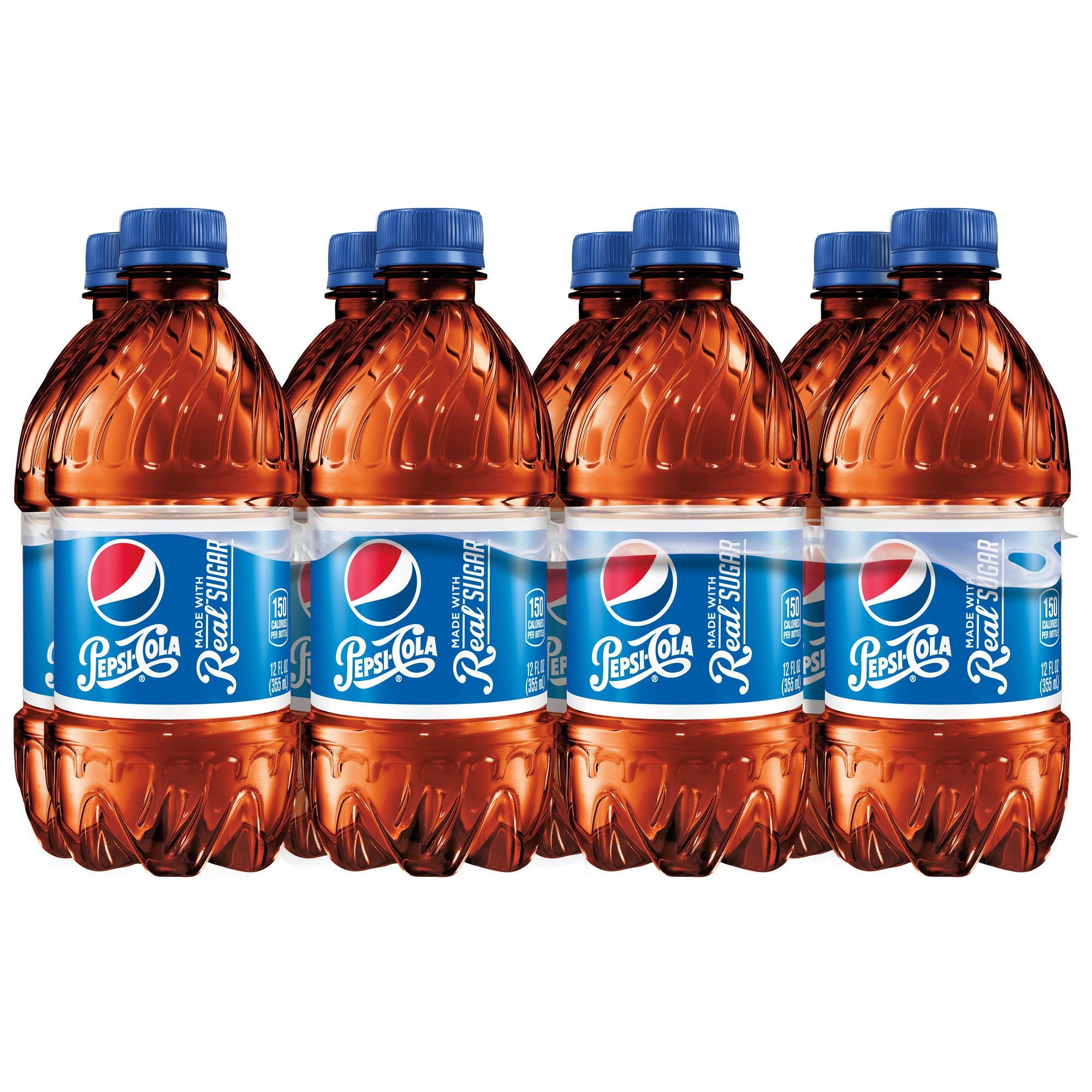 Pepsi Real Sugar Cola - 8pk/12 Fl Oz Bottles thumbnail