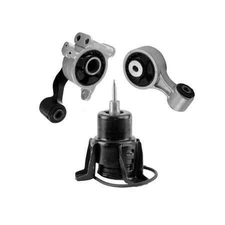 4M Auto Parts Front Engine Mount  Rear & Right Upper Engine Torque Strut Mount 3PCS Parts 9999  9551  9545