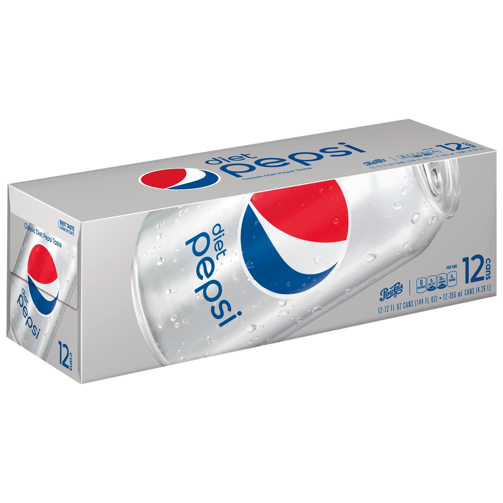 Diet Pepsi Cola - 12pk/12 Fl Oz Cans thumbnail
