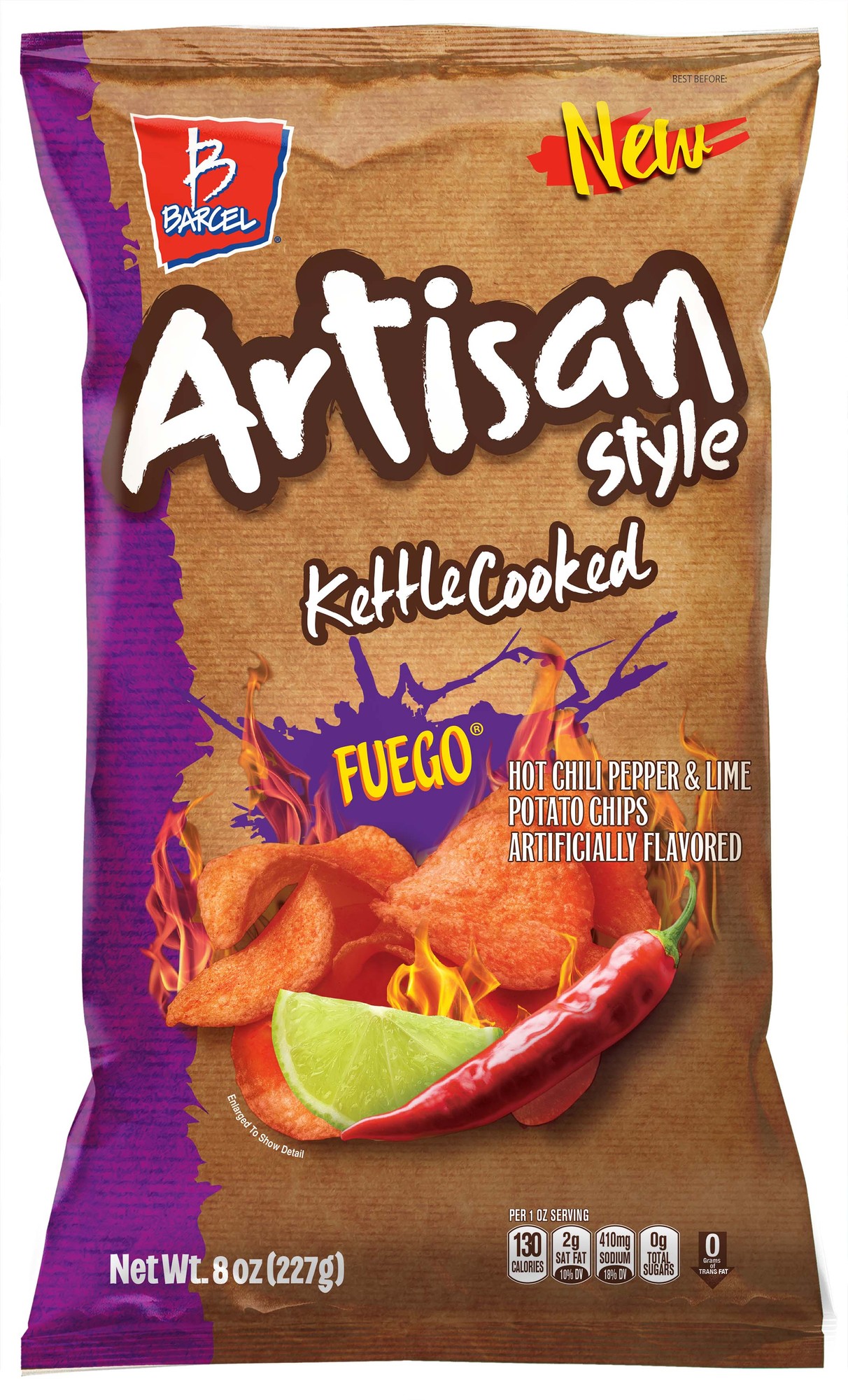 Takis Kettlez Fuego Hot Chili Pepper & Lime Kettle-Cooked Potato Chips, 8 Oz | CVS