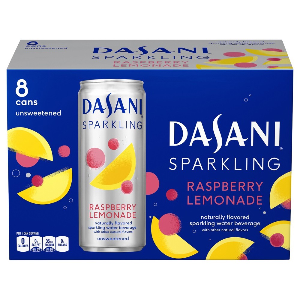Dasani Sparkling Raspberry Lemonade - 8pk/12 Fl Oz Cans