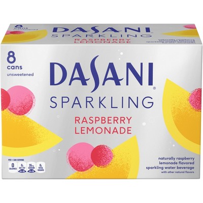 Dasani Sparkling Raspberry Lemonade - 8pk/12 Fl Oz Cans thumbnail