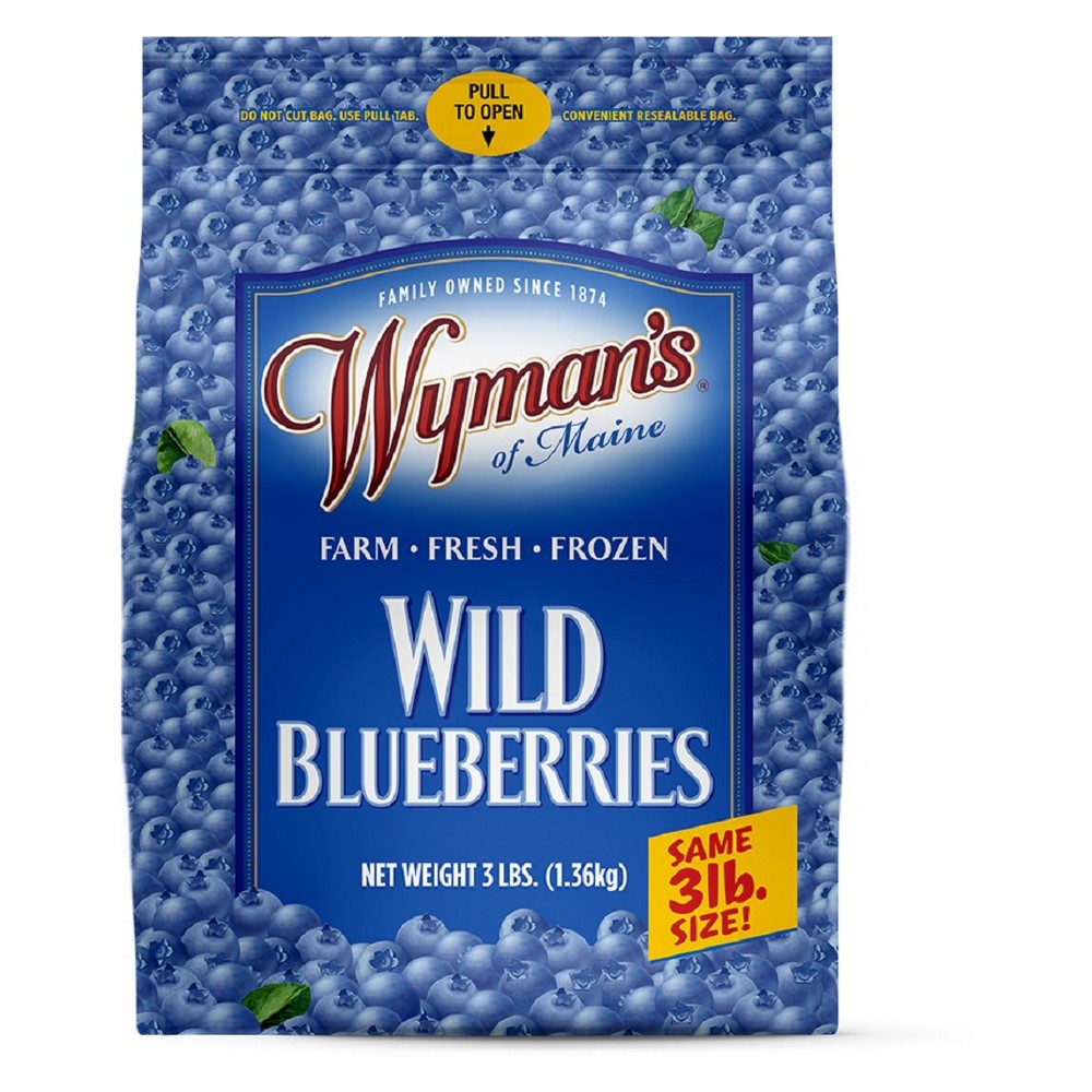 Wyman's Frozen Banana Berry and Wild Blueberries - 48oz