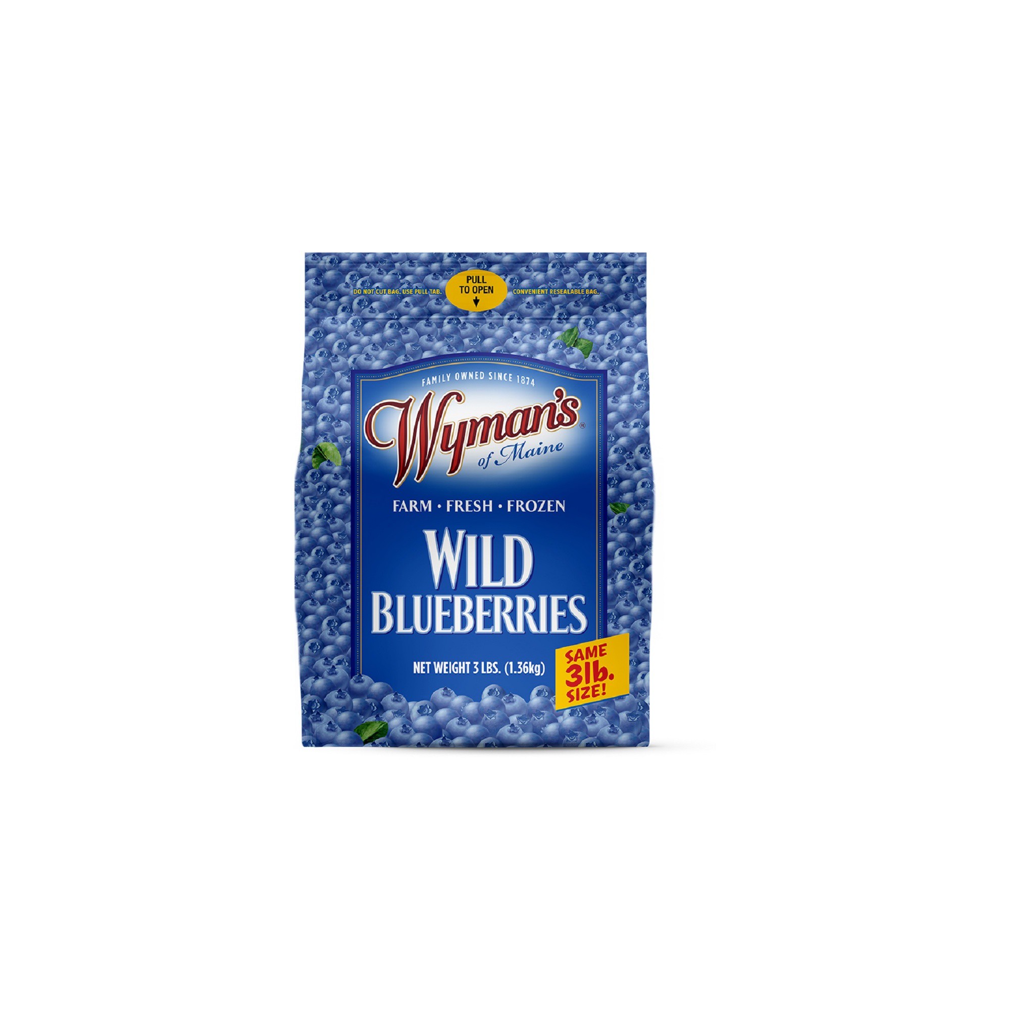 Wyman's Frozen Banana Berry and Wild Blueberries - 48oz thumbnail