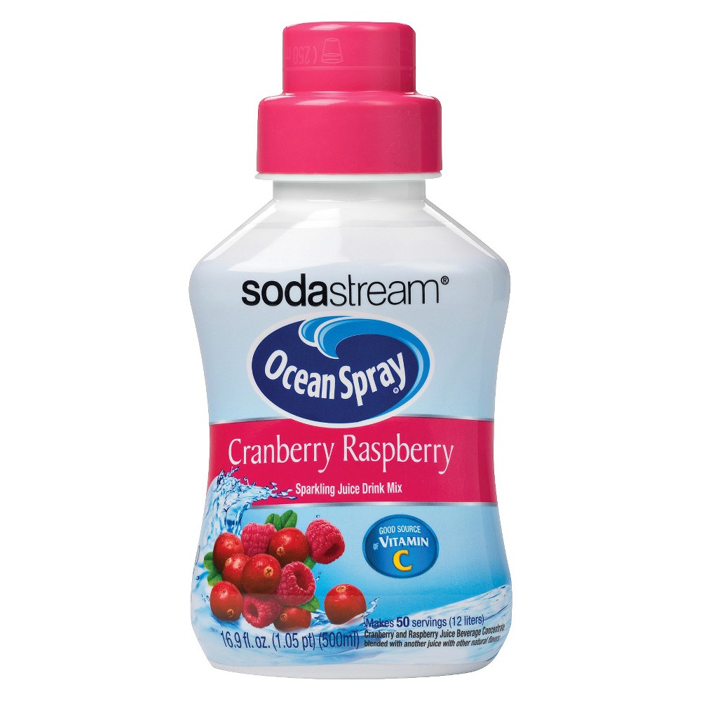 SodaStream Ocean Spray Cranberry Raspberry Sparkling Juice Mix