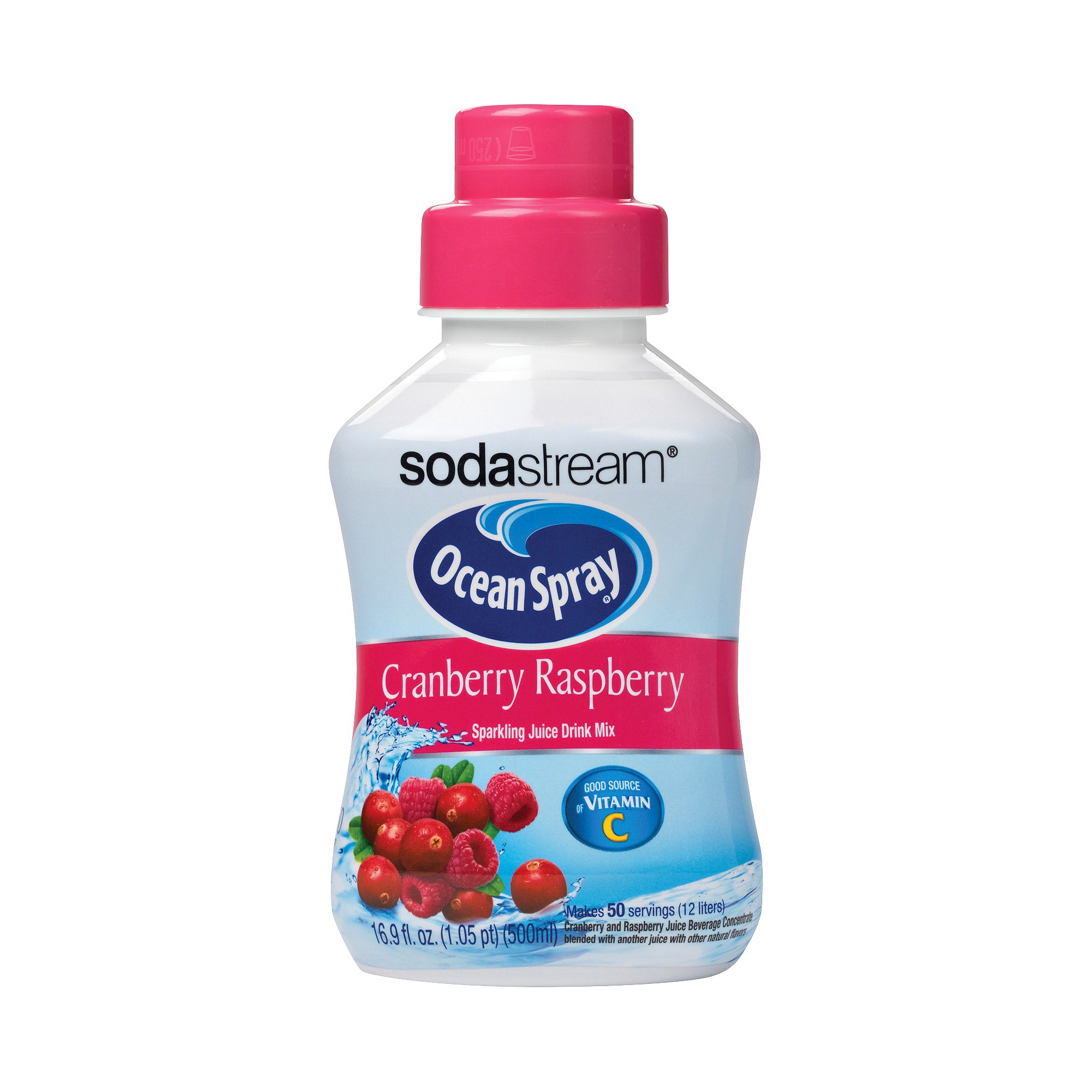 SodaStream Ocean Spray Cranberry Raspberry Sparkling Juice Mix thumbnail