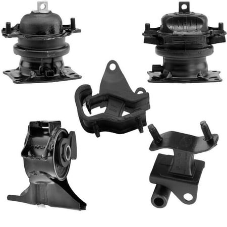 4M Auto Parts. Engine Mounts & Automatic Transmission Mount 5PCS Set for FWD (Front-Wheel Drive). Part Numbers 9661 9657 9301 9298 9299