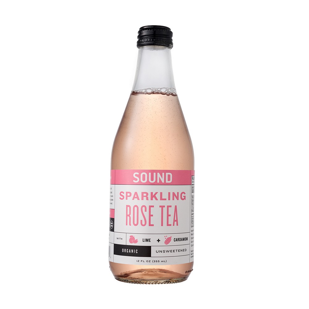 SOUND Sparkling Rose Tea - 12 Fl Oz Glass Bottle