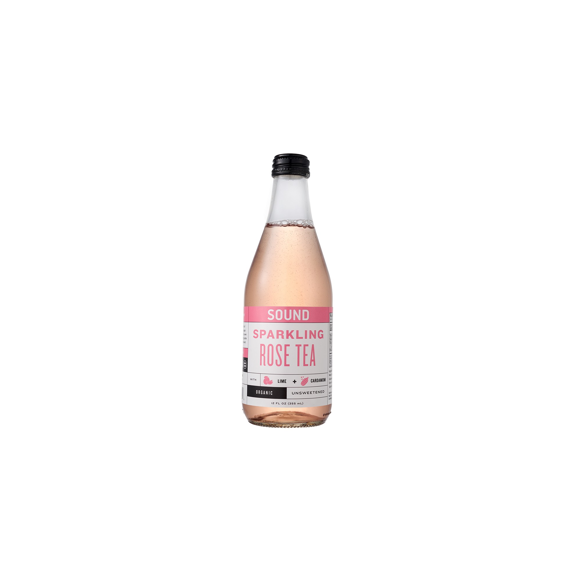 SOUND Sparkling Rose Tea - 12 Fl Oz Glass Bottle thumbnail