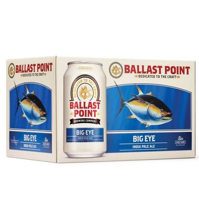 Ballast Point Big Eye IPA Craft Beer, 6 Pk 12 Fl Oz Bottles, 7.0% ABV thumbnail