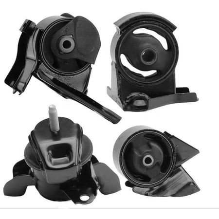 4M Auto Parts Front  Rear  Right Engine Mounts & Left Transmission Mount 4PCS Part 9322  9306  9368  9374