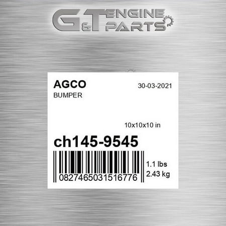CH145-9545 BUMPER Fits AGCO (New OEM)