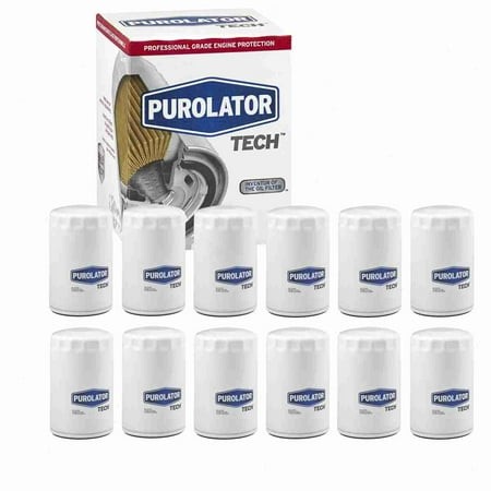 12 Pc Purolator TECH TL24011 Engine Oil Filters for 1-3535 1036 1036MP 110 120 17-1710-6 17-1712-2 18-7879 18-7884 19210286 2036 21036 21036MP 222-451
