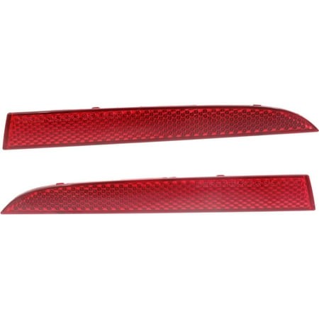 Bumper Reflector Set for 13-17 for Traverse  2008-09 G8 2017 for XT5 - Safety & Visibility Retrofit - Rear Pair