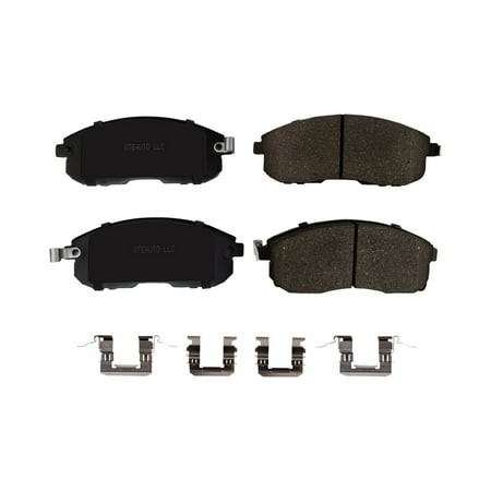 Front Brake Pads for 07-19 Nissan Sentra  07-12 Versa  02-13 Altima  09-14 Cube  11-17 Juke  00-03 Maxima  03-05 Infiniti G35  00 01 I30  02-04 I35  0