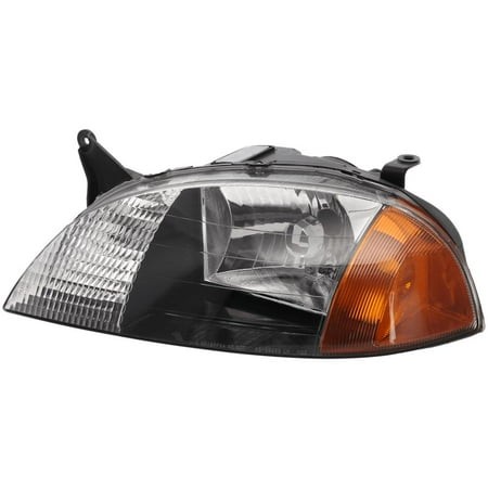 Headlight Compatible with 1998-2001 Suzuki Swift Metr Left Driver Side CHEVROLET METRO Replaces 3532152G00 20-5330-01 20533001 GM2502166 HALOGEN 20-53
