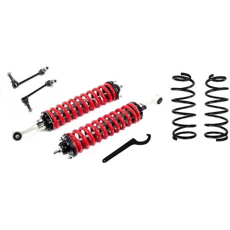 2.5-5 Inch Adjustable Coilovers / 3 Inch Rear Lift Springs 10-23 GX460 03-09 GX470 03-23 4Runner 07-14 FJ Cruiser 05-23 Tacoma Freedom Off-Road