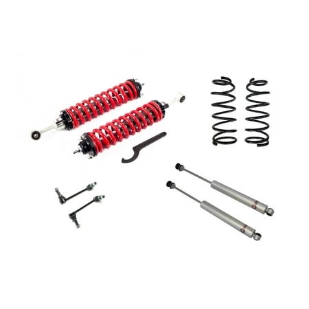 2.5-5 Inch Adjustable Coilovers 3 Inch Rear Lift Springs and Shocks 10-23 GX460 03-09 GX470 03-23 4Runner 07-14 FJ Cruiser Freedom Off-Road