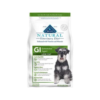 Blue Natural Veterinarian Diet GI Low Fat Gastrointestinal Support Dry Dog Food 6lb Bag