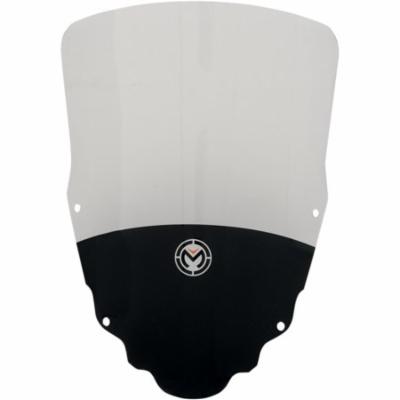 Moose Racing 2312-0204 Adventure Windscreen - +.2in - Clear with Silkscreen