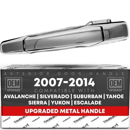 Rear Left/Right Door Handle W/o Keyhole - Compatible with 05-15 Toyota Tacoma  4Runner 03-09  Avalon 05-12  Camry 07-11  Highlander 08-13  Land Cruise