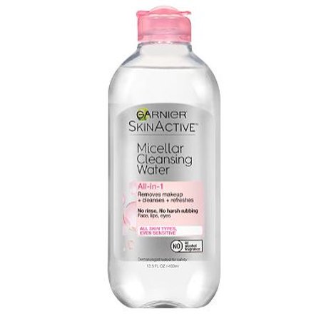 Garnier SkinActive Micellar Cleansing Water All in 1 Waterproof Makeup Remover  Face Cleanser  23.7 Fl Oz