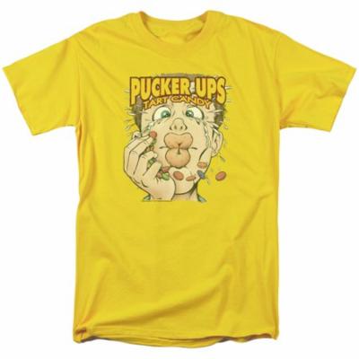 Dubble Bubble/pucker Ups - S/s Adult 18/1 - Yellow - Xl