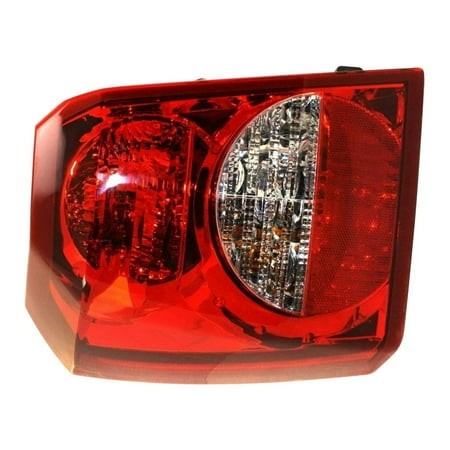 KAIHUIXING Tail Light Assembly Left Driver Side Red for Dodge for Caliber SRT-4 08-09 & R/T 08-10 & SE 08-10 12 & SXT 08-12 & Express/Heat/Mainstreet/