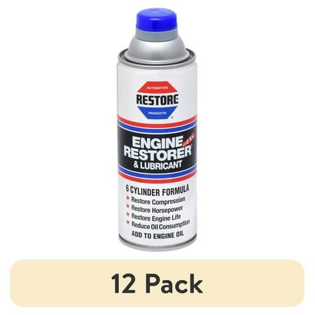(12 Pack) Restore 6-Cylinder Formula Engine Restorer and Lubricant - 12.5 Fl Oz