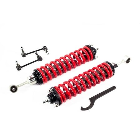 2.5-5 Inch Adjustable Coilovers W/ Extended End Links 10-23 GX460 03-09 GX470 03-23 4Runner 07-14 FJ Cruiser 05-23 Tacoma Freedom Off-Road