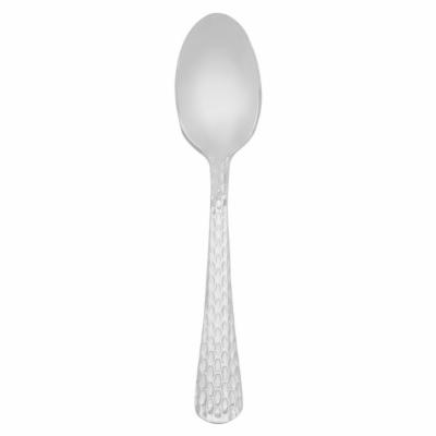 Walco 6229 Cohasset 4 5/16 18/0 Stainless Steel Heavy Weight Demitasse Spoon - 24/Case