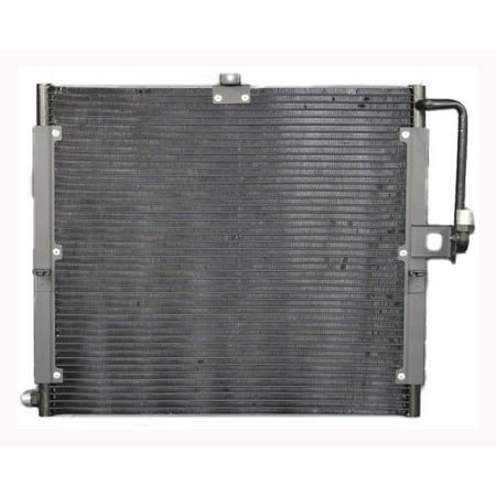 Klimoto a/C Condenser | Compatible with Mercedes-Benz: 02-11 G500; 03-11 G55 AMG; 09-17 G550; 13-17 G63 AMG/G500; 14-17 G65 AMG