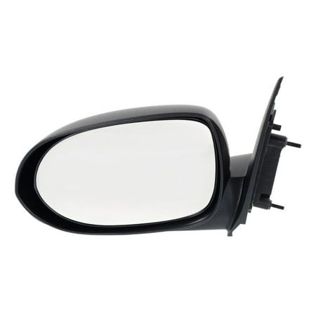 DAMAIJOY Mirror for Dodge for Caliber R/T 07-10 & SE/SXT 07-12 & SRT-4 08-09 & Express/Heat/Mainstreet/Rush/Uptown 10-11 Front Driver Side Textured Bl