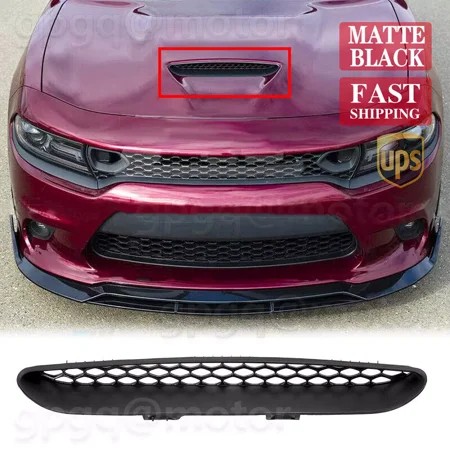 For Dodge Charger SRT GT Hellcat 15-20 Hood Front Center Bezel Trim Vent Grille