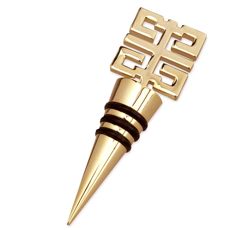 LObjet Bottle Stopper Asian Key Gold #5954
